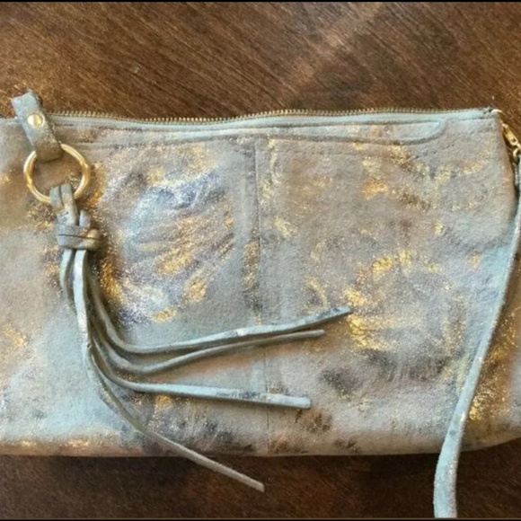 HOBO Handbags - Hobo The Original Purse Metallic Gold starburst